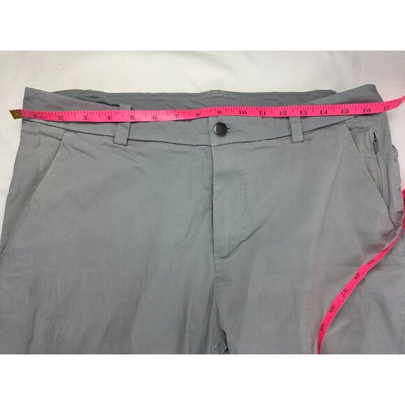 Men's Lululemon Commission Pant Classic Gray Tapered Casual LM5440S Size 33x29 - Picture 6 of 9